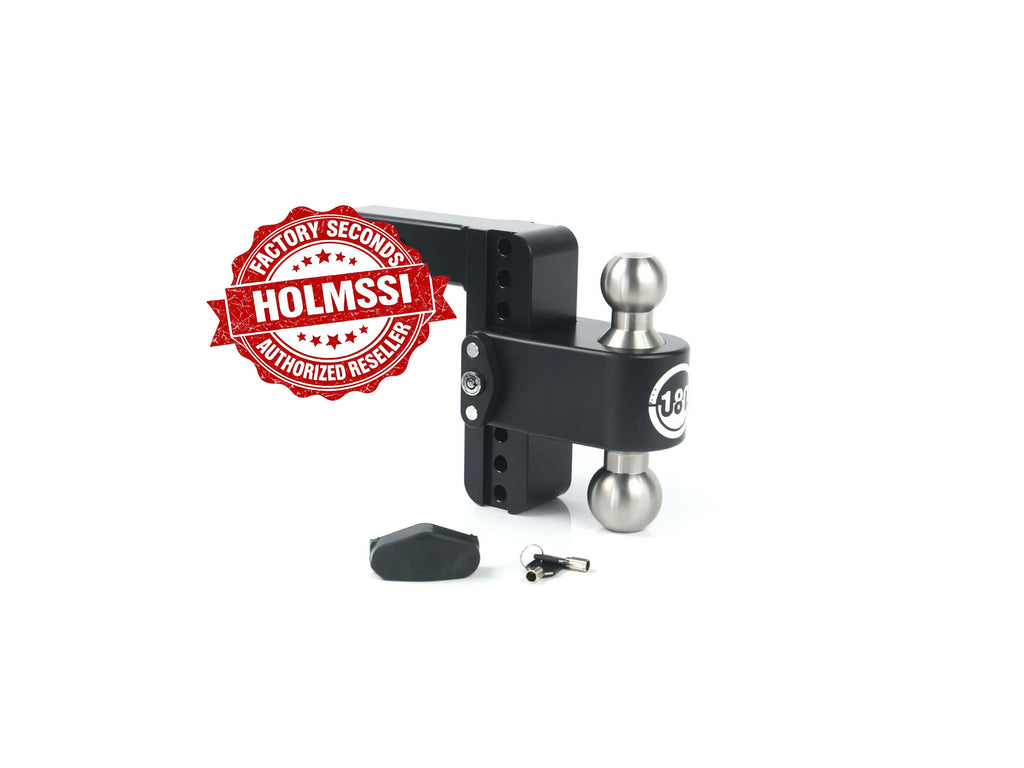 Factory Seconds Cerakoted Aluminum Weigh Safe 180 Trailer Hitch (Chromed Steel Tow Balls)