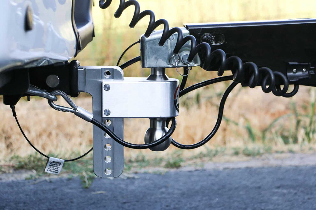 Factory Seconds Aluminum Weigh Safe 180 Trailer Hitch (Chromed Steel Tow Balls)