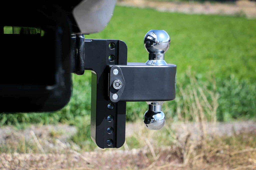 Factory Seconds Cerakoted Aluminum Weigh Safe 180 Trailer Hitch (Chromed Steel Tow Balls)