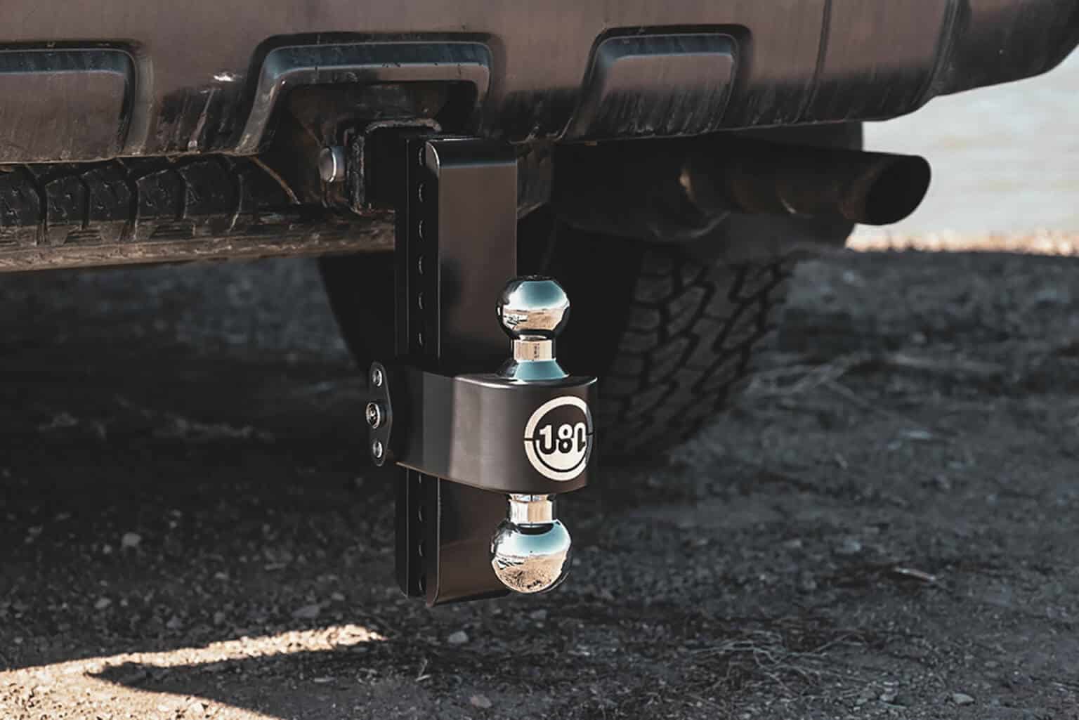 Factory Seconds Cerakoted Aluminum Weigh Safe 180 Trailer Hitch (Chromed Steel Tow Balls)